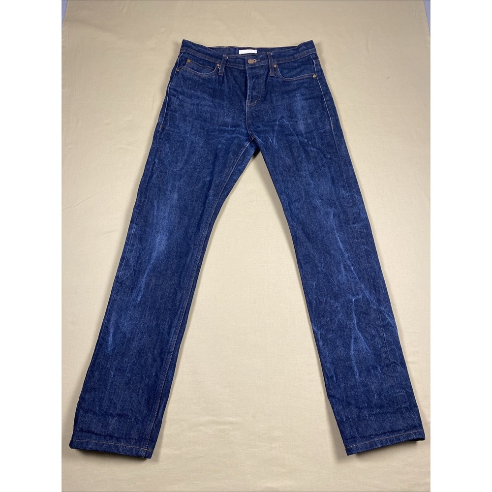 The Unbranded Brand 14.5 oz Selvedge Dark Indigo Denim Jeans UB101 Skinny Fit 31